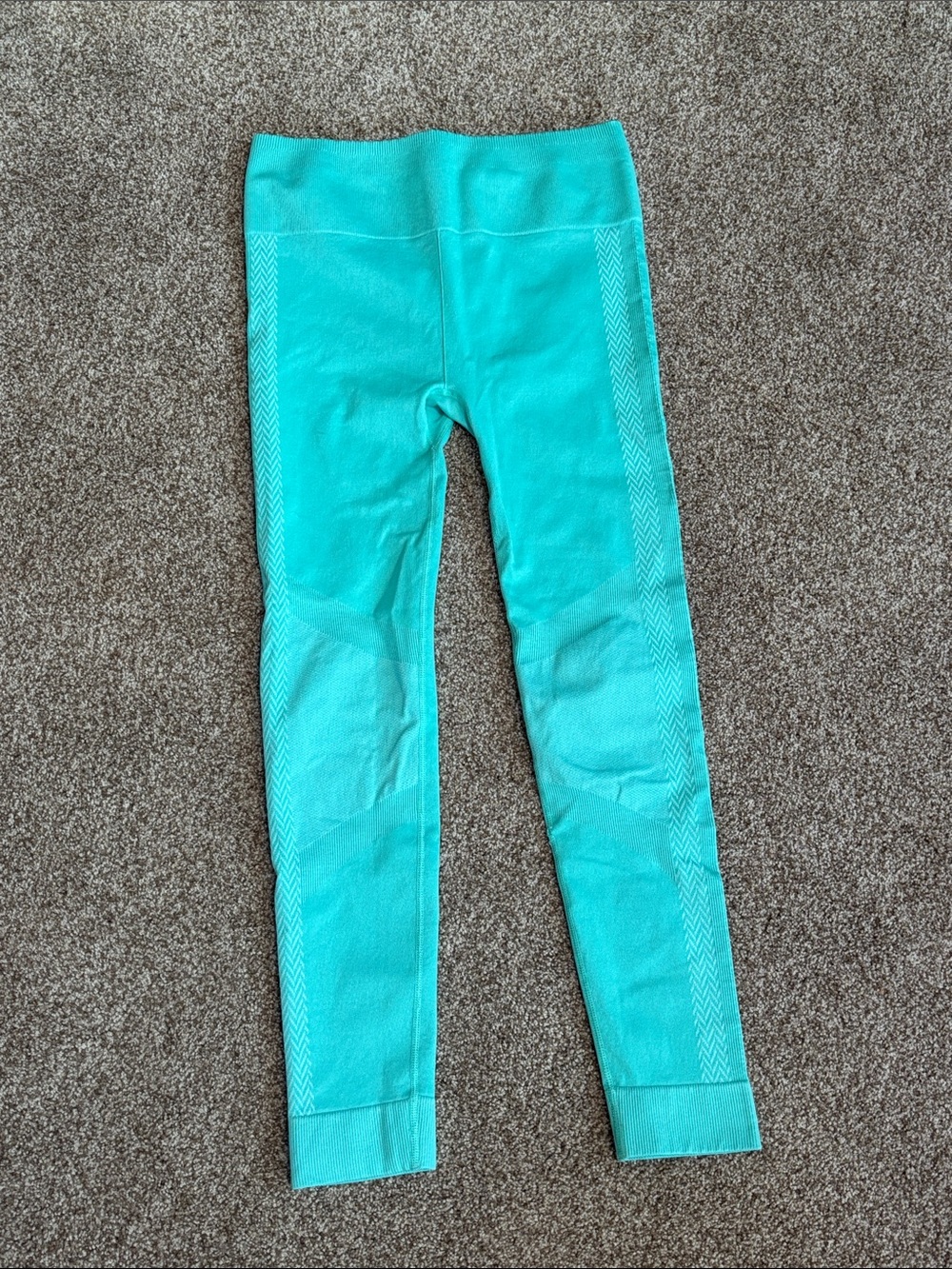 Fabletics Teal High-Waist Leggings